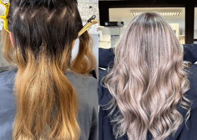 ALICIA VORHER NACHER ERGEBNIS KAPUTT ZU AUFGEBAUT ANSATZ ZU VOLLBLONDIERUNG